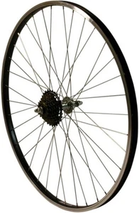 REDONDO 28 Zoll Hinterrad Laufrad Kasten Felge + 7 fach Shimano Kranz Schwarz - Bild 1 von 1