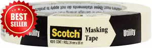 Masking Tape 24mm x 55m Utility Purpose Painter’s Tape Easy Tear Roll (2010) - Picture 1 of 12