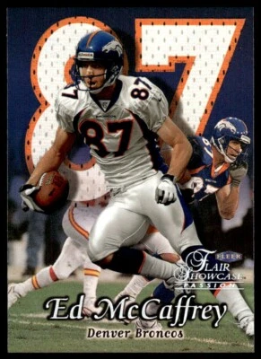 1999 FLAIR SHOWCASE PASSION ROW 2 Ed McCaffrey Denver Broncos #73 - Image 1 of 2