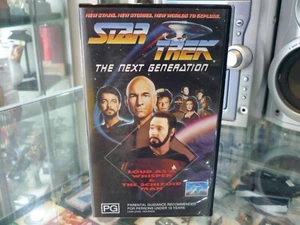 STAR TREK THE NEXT GENERATION VHS LOUD AS A WHISPER + THE SCHIZOID MAN - Picture 1 of 5