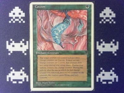 Cocoon	 Chronicles White Border - Magic the Gathering MTG Green - Image 1 of 2
