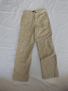 Chaps Boy Tan Khaki Pant Size 7 Cream/ Tan - Picture 1 of 10