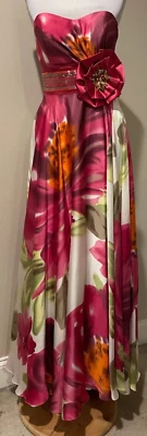 Vestido largo formal de noche para mujer TONY BOWLS PARIS - Talla 2 Foto 1 de 4