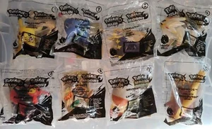 Set (8) 2017 McDonalds Komplettset Pokemon Happy Meal Spielzeug Lot #1-#8 mit Karten  - Bild 1 von 2