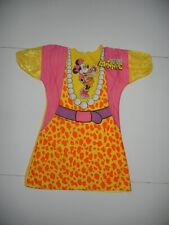 Vtg 90s DISNEY Pink/Yellow TOTALLY MINNIE MOUSE DRESS Costume YOUTH 8/10 Girl