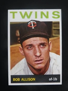 1964 Topps Baseball Card #290 Bob Allison (NM+) - Picture 1 of 2