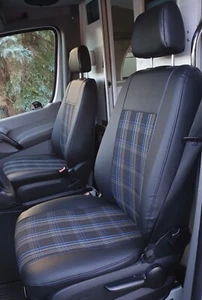 Sitzbezüge Maß Robust Angepasst Jacquard J8 für VW Transporter T5 mit 4 Armlehne - Bild 1 von 7