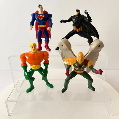 McDonalds Happy Meal Toys DC Comics Figuras Superman Hawkman Batman Aquaman Foto 1 de 4