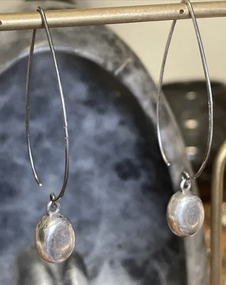 Silpada Designer 2 3/8" Sterling Silver Bead Threader Drop Earrings W0821 - Image 1 of 4