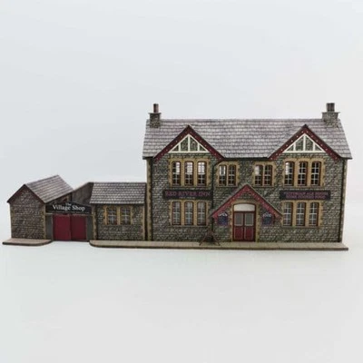 Scale Model Scenery KX120 OO Gauge Victorian Ale House/Country Pub Laser Cut Kit - Image 1 of 4