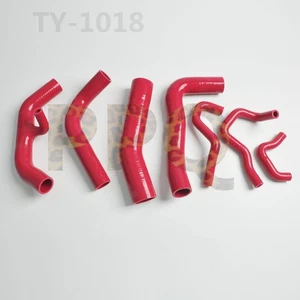 For Toyota Land-cruiser LC55/FJ55 4.2L I6 1967-1980 Reinforced Silicone Hose Red - Picture 1 of 1