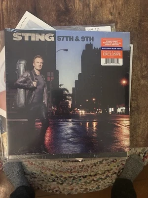 Sting - 57th & 9th (Barnes & Noble Exclusive Blue Vinyl) Sealed NEW LP VINYL - Image 1 of 3