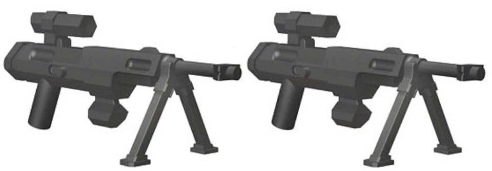 Little Arms Waffen 2x Sniper Rifle + Bein + Fernrohr für LEGO Star Wars Figuren - Bild 1 von 1