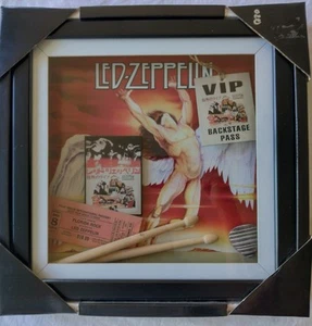 Led Zeppelin Framed Art Work/ Memorabilia New In Box - Picture 1 of 6