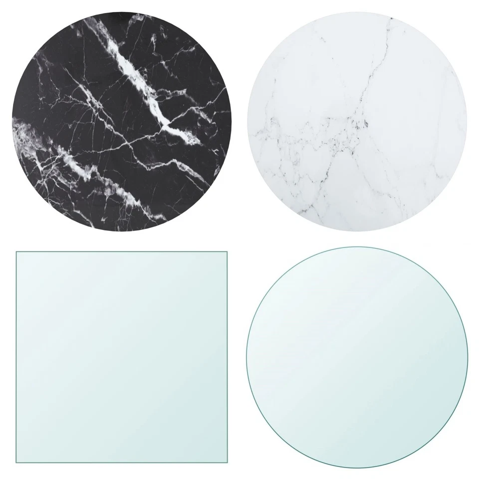 Tischplatte aus gehärtetem Glas rund Glastisch Glas Tisch Glasplatte Glasscheibe - Bild 1 von 1