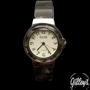 Vtg Kristine Quartz Women's Watch - Stainless Steel Back - Japan Mov. Working - Picture 1 of 6