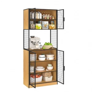 72in Tall Kitchen Pantry Cabinet with Doors and Shelves, Large Freestanding S... - Picture 1 of 7