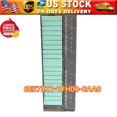 New Siemens 6ES7 321-1FH00-0AA0 6ES7321-1FH00-0AA0 SIMATIC S7-300 digital input - Image 1 of 4