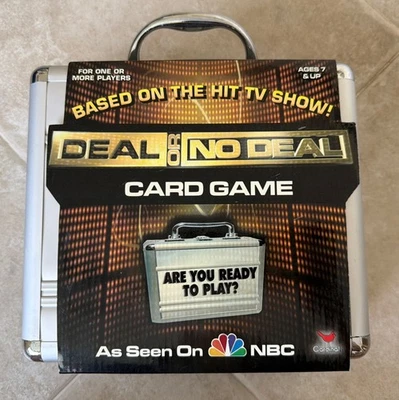 Deal Or No Deal Card Game in Silver Briefcase 2006 Family Game NEW - Image 1 of 4