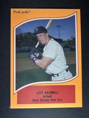 1990 ProCards A y AA #26 Jeff Bagwell New Britain Red Sox Foto 1 de 2
