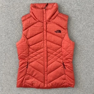 Chaleco acolchado The North Face para mujer XS naranja 550 plumón acolchado Aconcagua - Imagen 1 de 8
