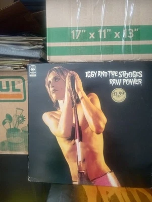 Iggy Pop Raw Power CBS 31464 Vinyl Record UK Import 1977 VG+/VG. - Image 1 of 4