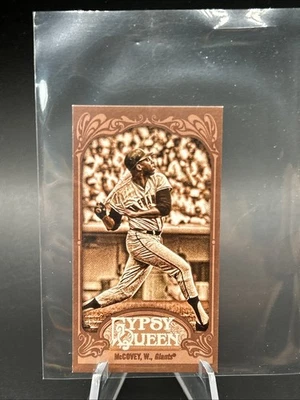 2012 Topps Gypsy Queen - Willie McCovey Mini Sepia /99 SSP SF Giants HOF - Image 1 of 2