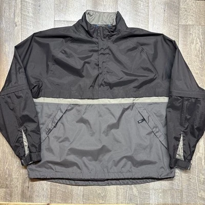 Chaqueta de golf cortavientos Antigua Antech para hombre XL 1/4 cremallera mangas convertibles Foto 1 de 4