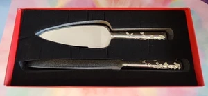 Kate Spade Lenox Gardner Street 2 Piece Dessert Set Cake Knife & Server - Picture 1 of 11