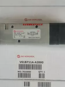 1PC Norgren V61B711A-A2000 solenoid valve V61B711AA2000 New Expedited Shipping - Picture 1 of 2