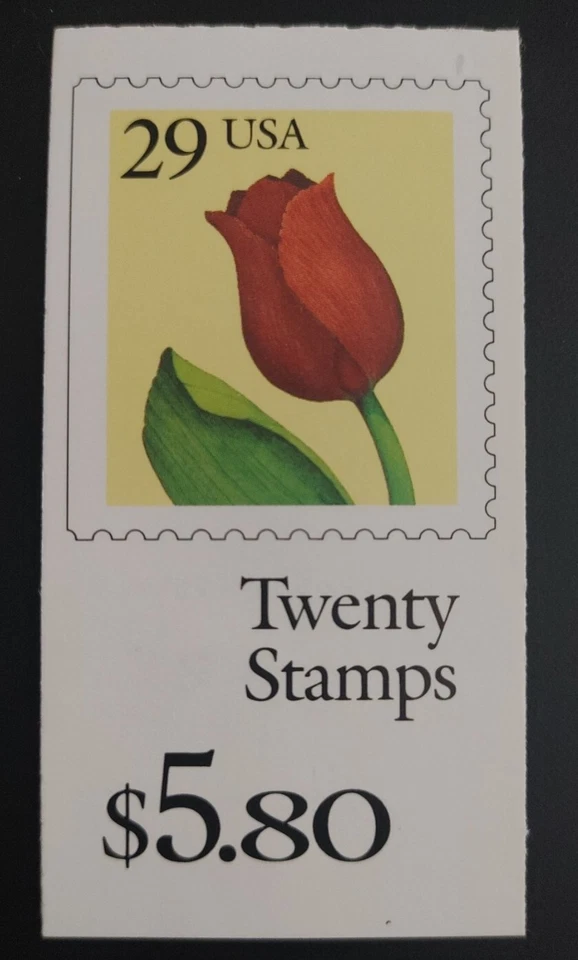 US Scott BK185 MNH 1991 $5.80 Booklet Tulip Stamps K1111. Free Shipping! - Image 1 of 3