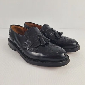 Florsheim Mens Loafer Leather Dress Shoes Tassel Size AU/UK 8 2E SE222 - Picture 1 of 16
