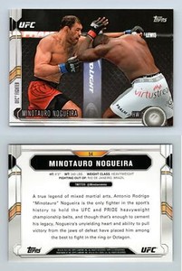 Minotauro Nogueira #54 UFC Chronicles 2015 Topps Trading Card