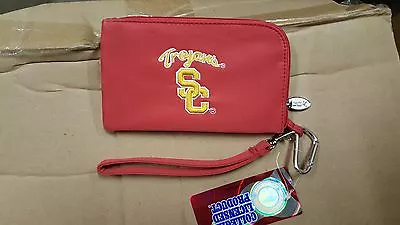  USC Trojans Southern California Wallet Wristlet Cell Phone Case Charm 14 Purse  - Image 1 of 3