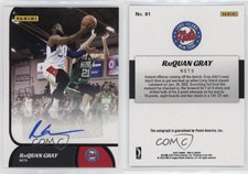 2021-22 Panini NBA G League Box Set Auto RaiQuan Gray #81 Auto