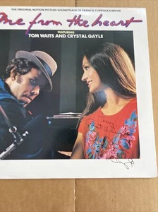 TOM WAITS & CRYSTAL GAYLE - ONE FROM THE HEART  = SIGNED WITH DEDICATION - Imagen 1 de 3