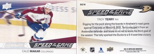 2021-22 UPPER DECK CREDENTIALS SPEED OF THE GAME  1-25 ** YOU PICK / YOU CHOOSE
