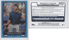2012 Bowman Draft Chrome Picks Blue Wave Refractors Bennett Pickar #BDPP100