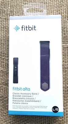 New Fit Bit Atta Classic Accessory Band Plum Purple Large - Image 1 of 3