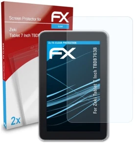 atFoliX 2x Screen Protector for Zeki Tablet 7 Inch TBDB763B clear - Picture 1 of 9