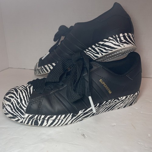 Scarpe ADIDAS SUPERSTAR da donna taglia 7 5 stampa ZEBRA FV3448