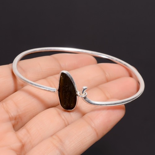 VALENTINO Braccialetto fatto a mano pietre preziose tormalina verde naturale donna bigiotteria moda