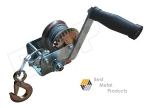 600lbs Steel Cable Hand Winch Crank Gear Winch ATV Boat Trailer Heavy Duty 170 - Picture 1 of 4
