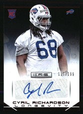 Cyril Richardson 2014 Panini Rookies & Stars Longevity #123 /199 Football Card