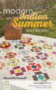 MODERN INDIAN SUMMER Quilting Pattern Packet ~ Quilt Pattern is 73 X 73" Square - Picture 1 of 2
