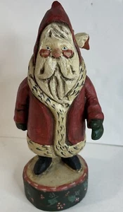 House of Hatten 1988 Santa & Christmas Goose 11-1/2" de alto vintage - Imagen 1 de 7