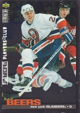 1995-96 Collector's Choice Hockey Player's Club Platinum #107 Bob Beers
