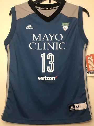 NWT 2011 Lindsay Whalen Minnesota Lynx Adidas WNBA Rare Basketball Jersey Size M Cover