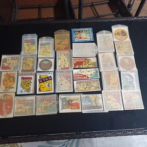30 VINTAGE TRAVEL SOUVENIR WINDOW LUGGAGE DECALS STATES MORE FREE USPS - Picture 1 of 6