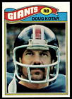 1977 Topps  324 Doug Kotar  New York Giants